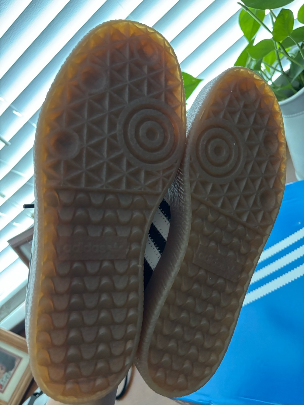 Women adidas Samba platform Black White Gum Sneakers - Picture 8 of 9